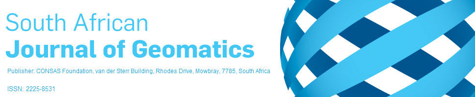 South African Journal of Geomatics, CONSAS Foundation, ISSN 2225-8531